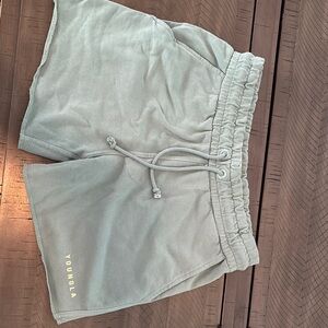 YoungLA Light Green Athletic Shorts